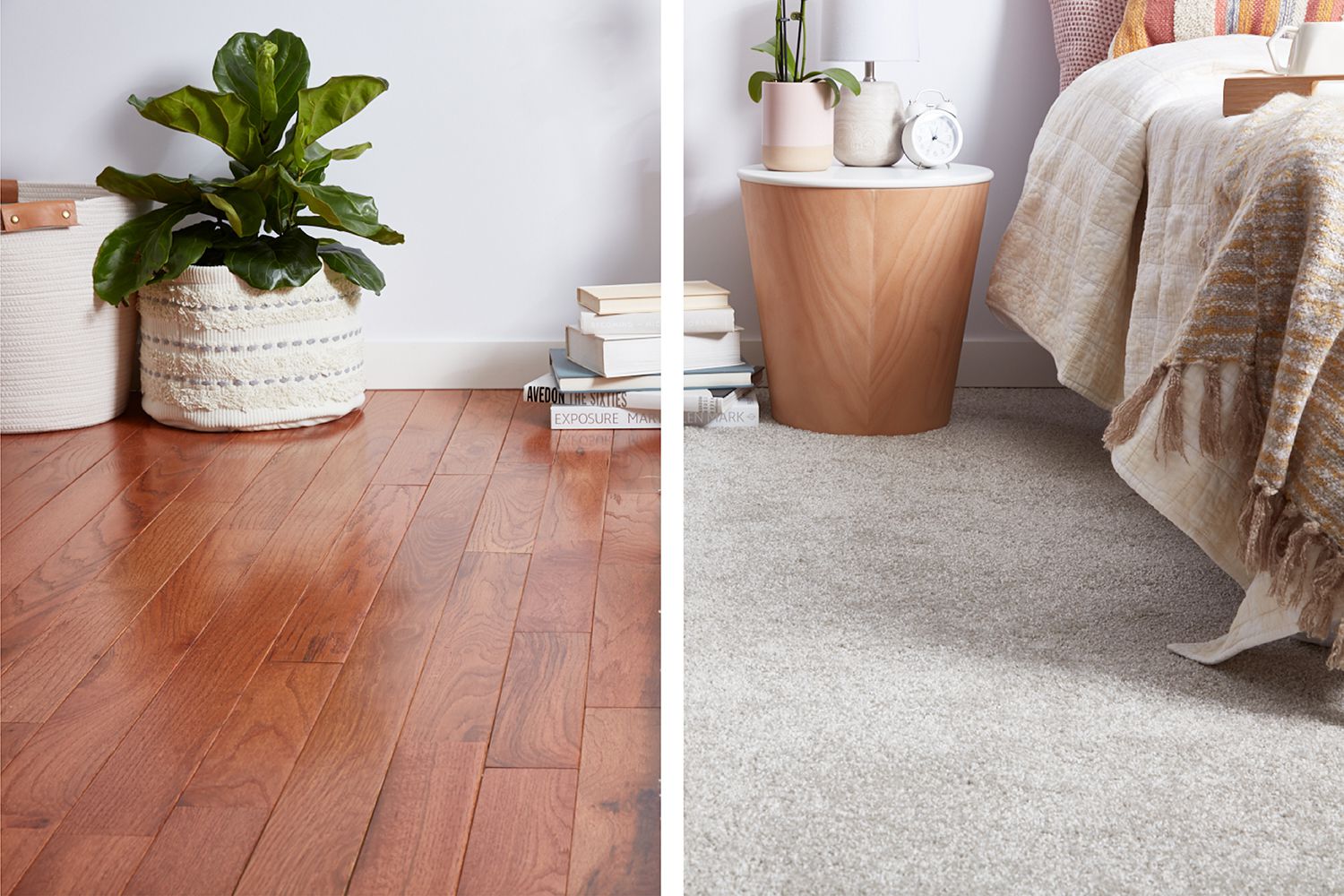 Wooden Floor Or Carpet For Living Room